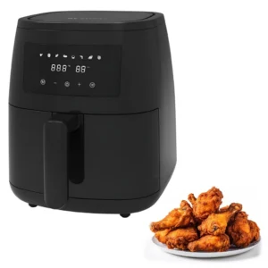 Fritadeira air fryer digital Elétrica 5 Litros 1700w Preto - Be Smart