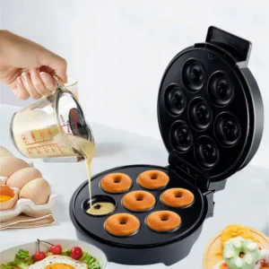 Máquina de Fazer Donuts Rosquinhas Confeitaria Culinária 110v/220v voltes 3 donuts 7 donuts 16 donuts